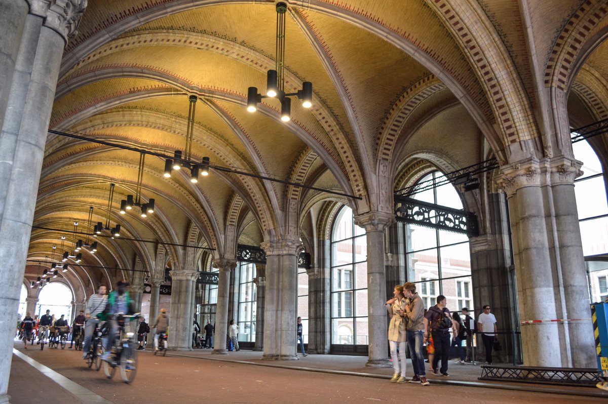 modacitylife's tweet photo. Amsterdam's Rijksmuseum has been called one of the most remarkable bike paths in the world. We wholeheartedly agree! https://t.co/fM6ZqDJVJ5