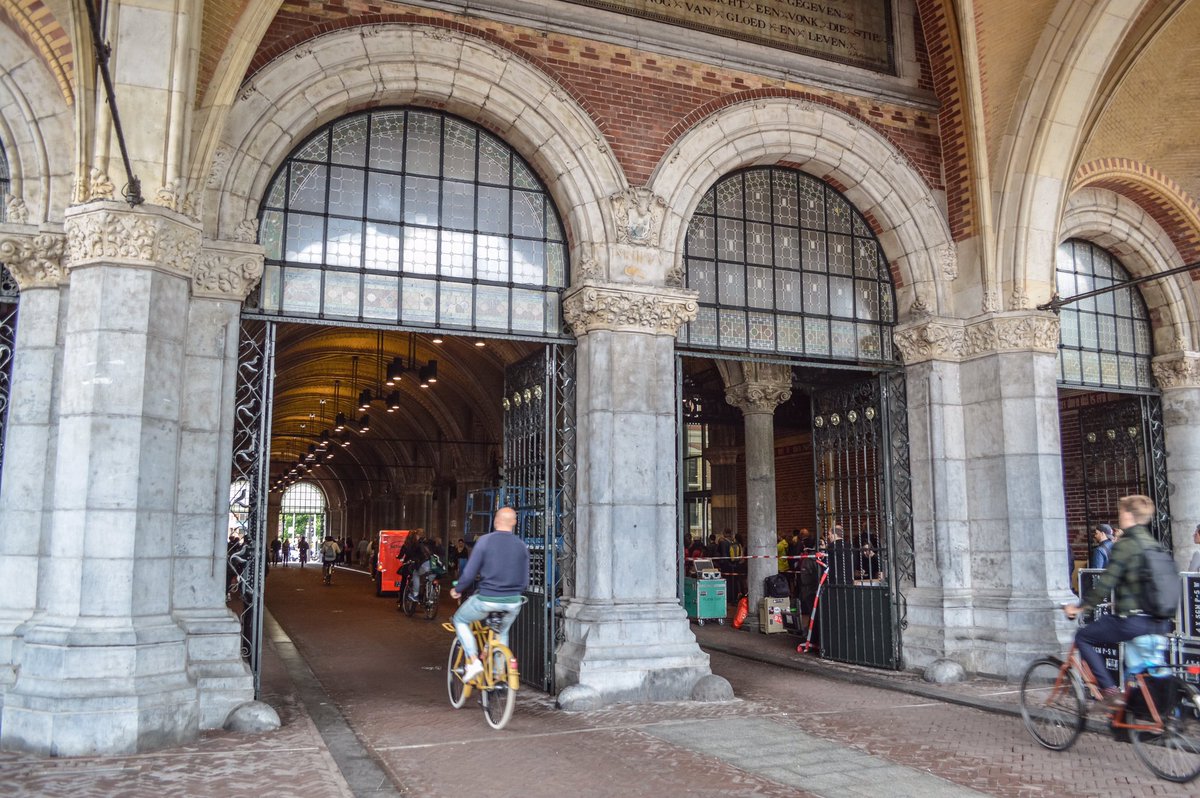 modacitylife's tweet photo. Amsterdam's Rijksmuseum has been called one of the most remarkable bike paths in the world. We wholeheartedly agree! https://t.co/fM6ZqDJVJ5