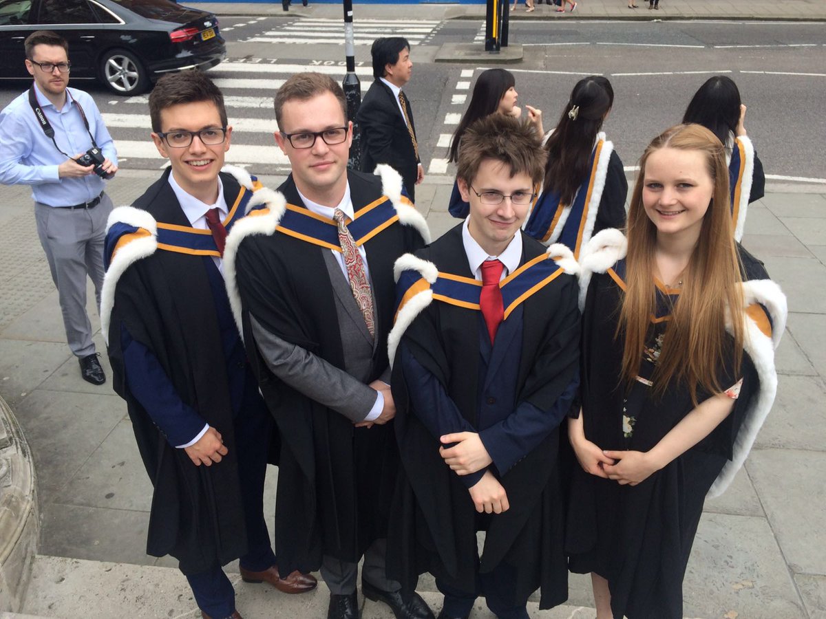 RCMpercs's tweet image. Graduation Day @RCMLondon Congratulations to percussionists Cameron, Fabian, Stephen and Kizzy!