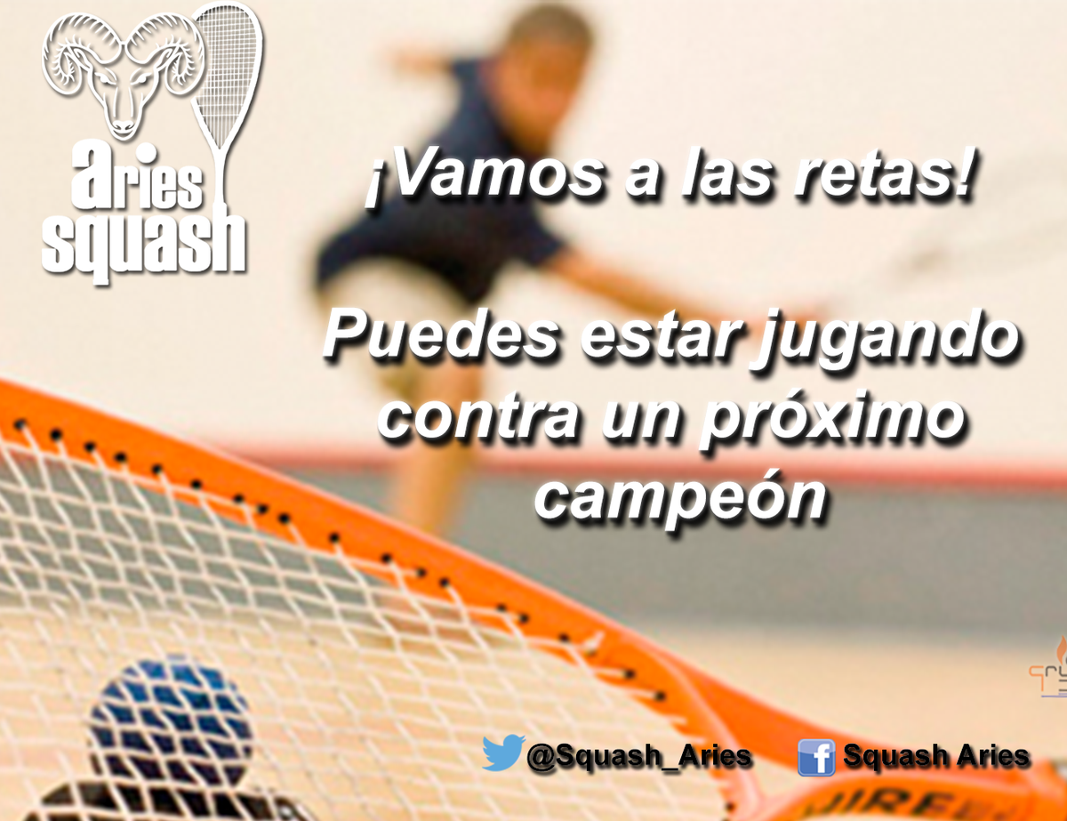 Squash_Aries's tweet photo. #BuenViernes Hoy es día de retas ¡Te esperamos a partir de las 6! #JuegaSquash https://t.co/ZWbHRgQyNG