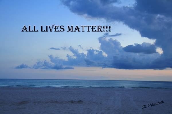 So sick of the insanity! #ALLlivesMatter