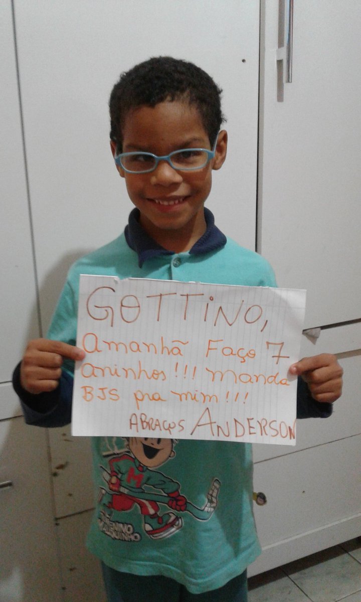 LekaVox's tweet photo. @RGottino @balancogeral #balancogeral..Gottino amanhã é aniversário do meu filho Anderson, ele vai fazer 7 anos https://t.co/3dOrb3saQ3