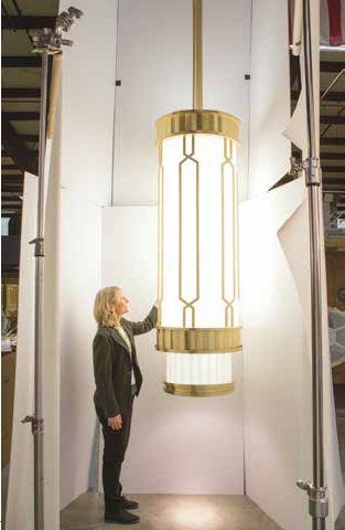ILEXLighting's tweet photo. Refined &amp; sophisticated, @custommetalcrft's craftsmanship is shown w/ their 11ft pendant for Utah's Mormon Temple. https://t.co/npViYYz8rs