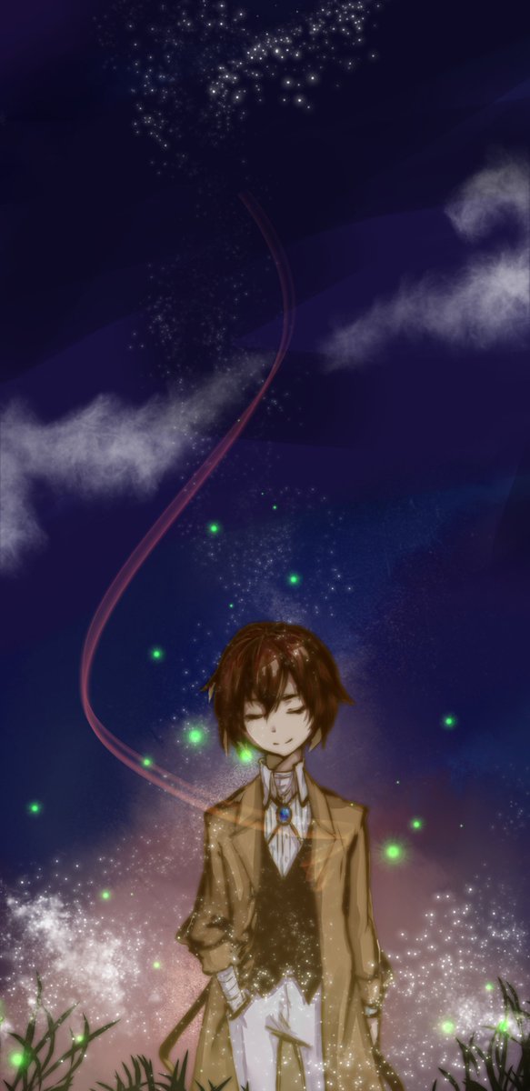 Aizen_heyin's tweet photo. 蛍火の空の下で 　会えない君に会おうとした https://t.co/NbirCymFmX