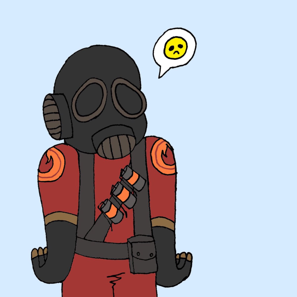 Cupcake_Ruth's tweet photo. I sad #tf2 #teamfortress2 #pyro #redpyro #tf2pyro #pyrotf2 https://t.co/kIXsp2ywoI