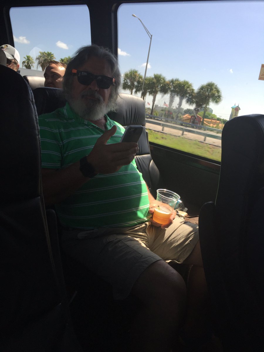 Literal #roadsoda! Drinking on the bus w/ <a href="/hucksbeerbuzz/">Huck's Beer Buzz</a> #bbc16 #orlando #florida <a href="/Visit_Jax/">visit_jax</a>