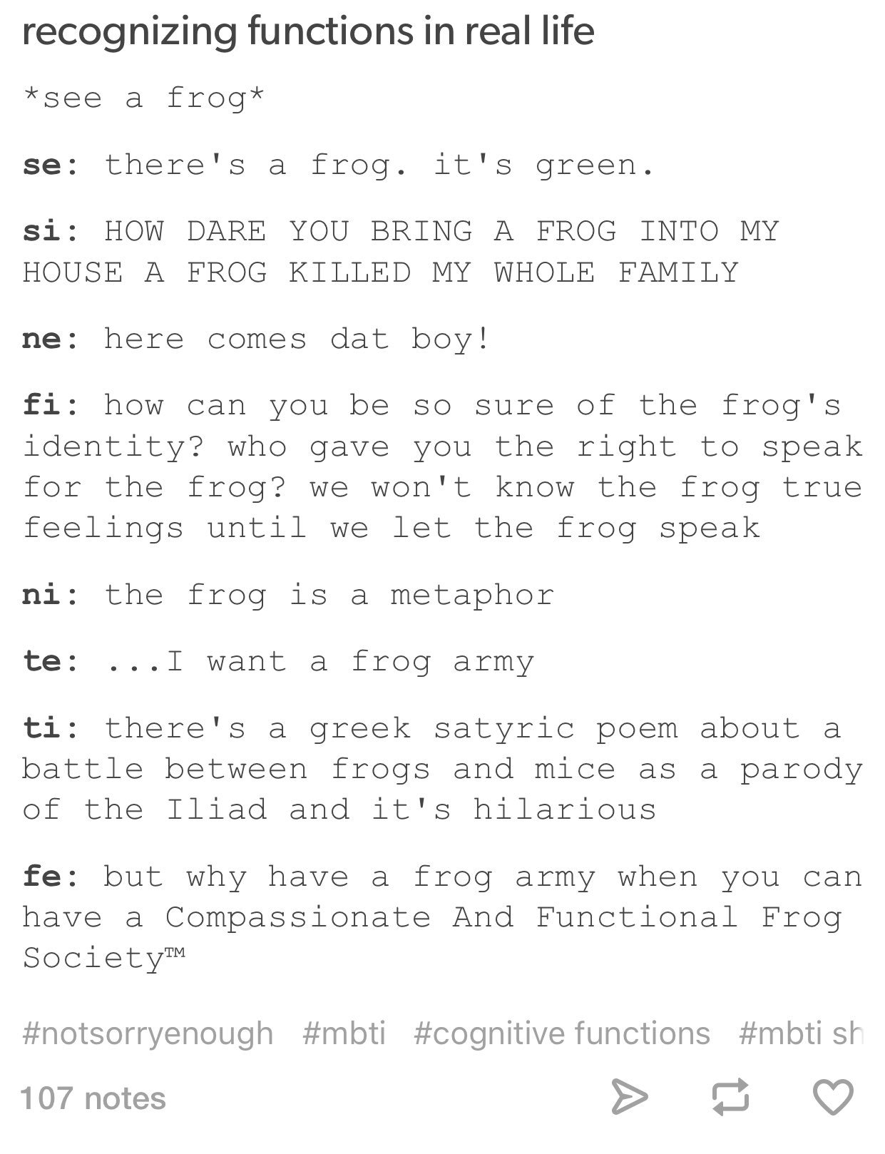 Mbti Enthusiast On Twitter Recognizing Mbti Functions In Real Life