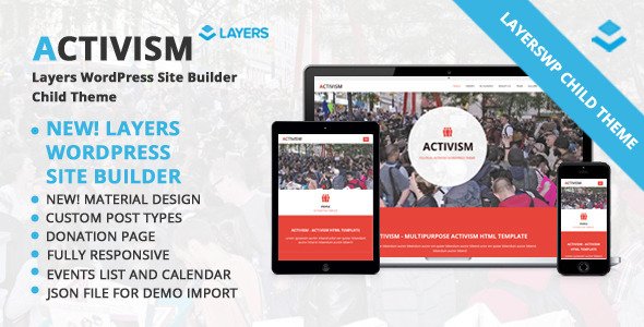 WpWarez's tweet image. #Activism - #Layerswp WordPress Child ... - #Campaign #Crowdfunding #Donation #Event goo.gl/STST7v
