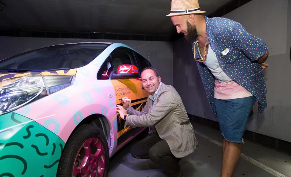 TorresLaraMotor's tweet photo. Nissan con el Arte Urbano!! 
#Concesionarte cierra su 2ª edición con la movilidad sostenible como protagonista. https://t.co/bS1uymSgG4