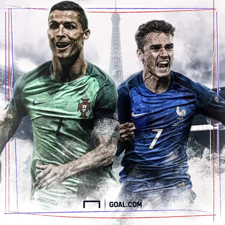 Ankylion12's tweet photo. It's #7 vs #7....😏
#SoooPerSunday✈
#Cr7vsGreeeezeman😋
#UefaEuroFinallllllllle..🍺 https://t.co/XjiISVNQSa