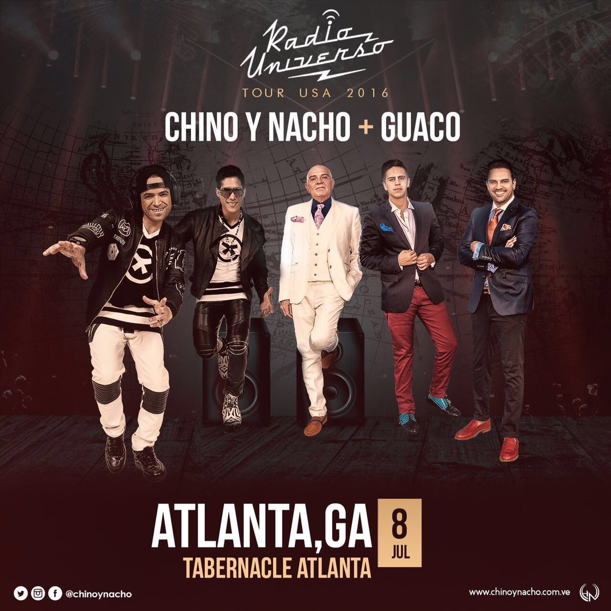Gama_guaco's tweet photo. Ya @OficialGuaco esta en #ATLANTA para poner a gozar el @TabernacleATL junto a @ChinoyNacho en este increíble tour https://t.co/jpokXcYIT5