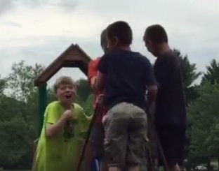 IndyParksandRec's tweet photo. "I got first!" | Playground races at #SoutheastwayPark. Watch this youngster's reaction.
 https://t.co/JKKkO2zmUx https://t.co/viPpv55oC8