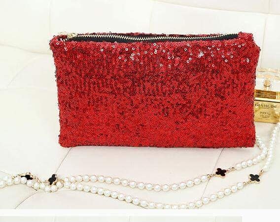acesorizehouse's tweet photo. FASHION dazzling sequin clutch bag available in 9 colours £5.00 each P&amp;P £3.00... https://t.co/78aBIff1Op