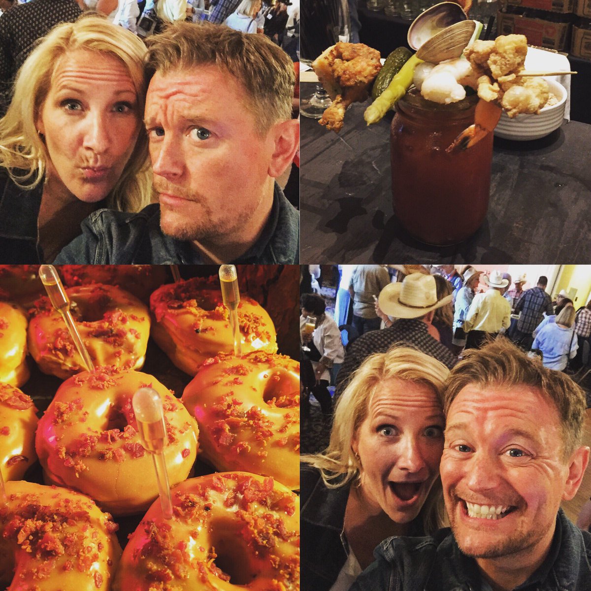 Wildflowerduo's tweet photo. Obligatory selfies #stampede2016 Kickin off with the fine folks at @Fairmont_PAL for their Stampede breakfast! https://t.co/WViIi6YfIl