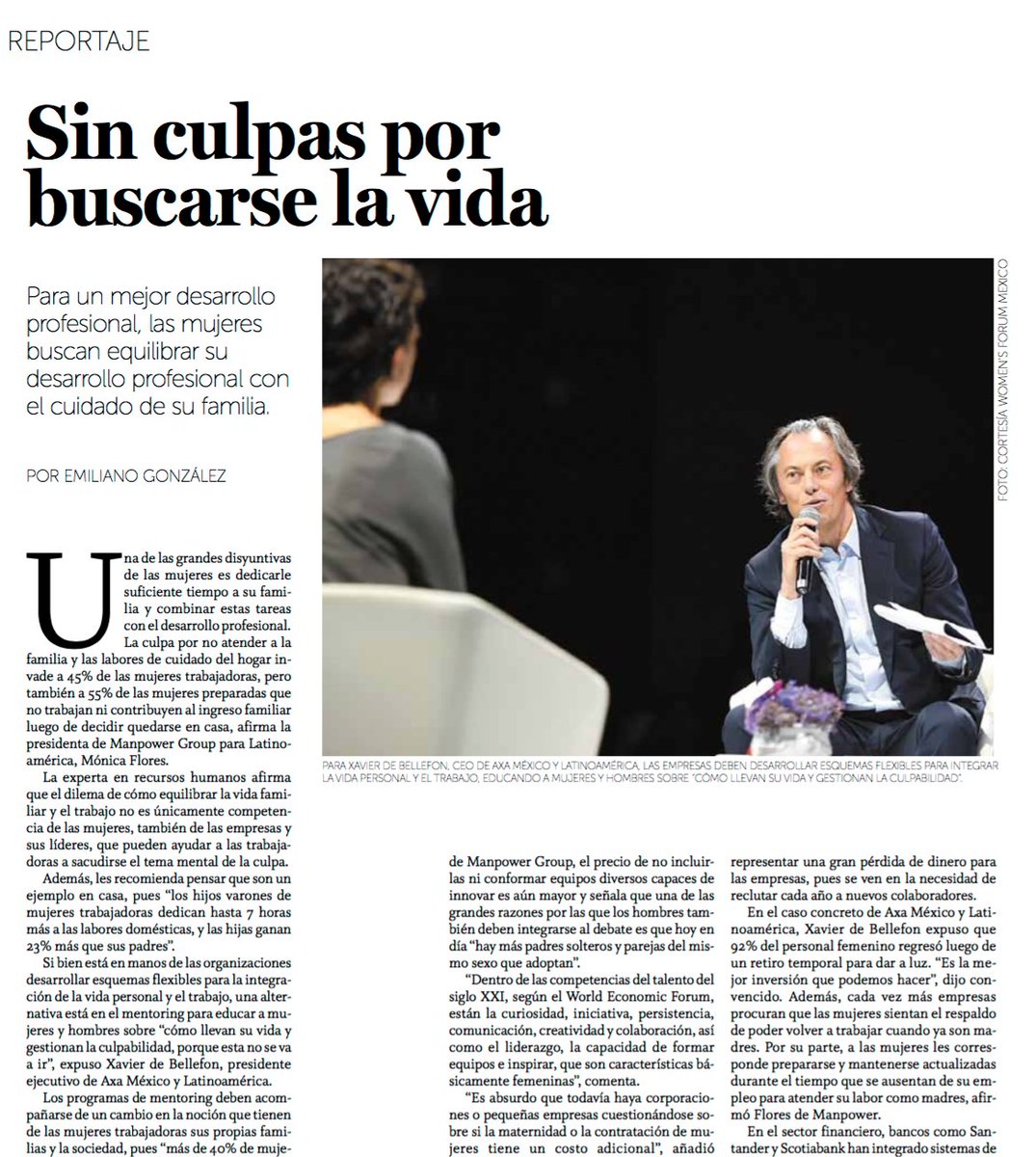 jcagid's tweet photo. Así se construye el futuro: necesitamos mujeres en el poder #BIZZMagazine @milenio #WFMX16 https://t.co/q8p1I7UoVF https://t.co/FTexPNqfwA