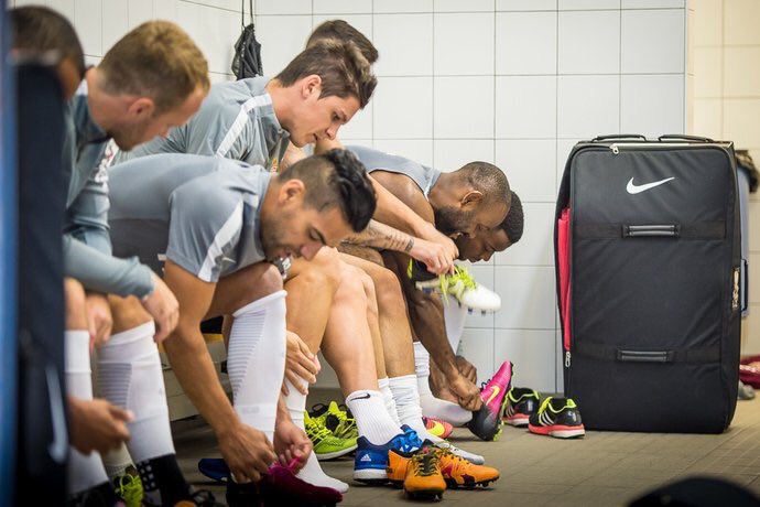 The Monaco boys getting prepared for their first training session on there pre season tour in Switzerland #ASM