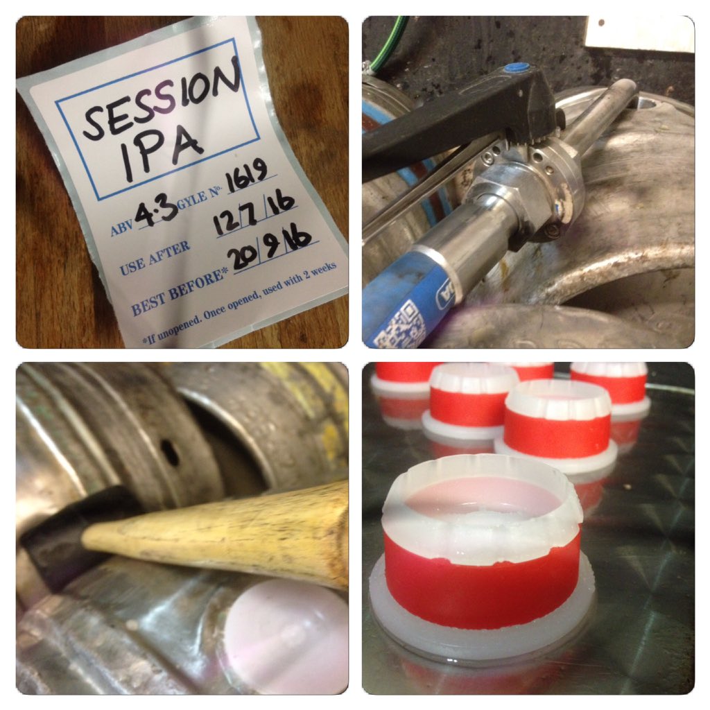 Session IPA was racked today and tasting hoppy <a href="/FourThievesPub/">The Four Thieves</a> @LaineBrewing <a href="/selcamra/">SE London CAMRA</a>