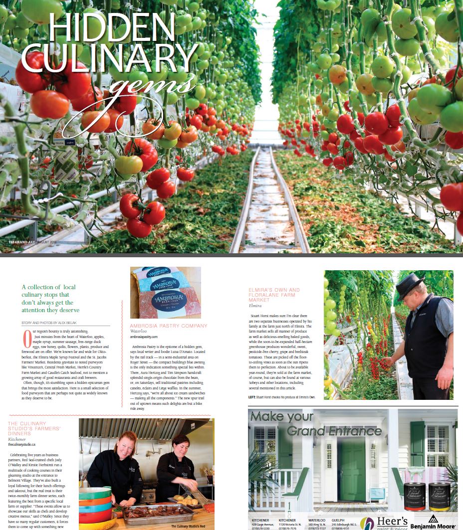 AlexBielak's tweet photo. 12p spread @Grand_Magazine: features 17 #CulinaryGems in Waterloo Region #kwawesome @ExploreWR https://t.co/DCu0KKqtZq