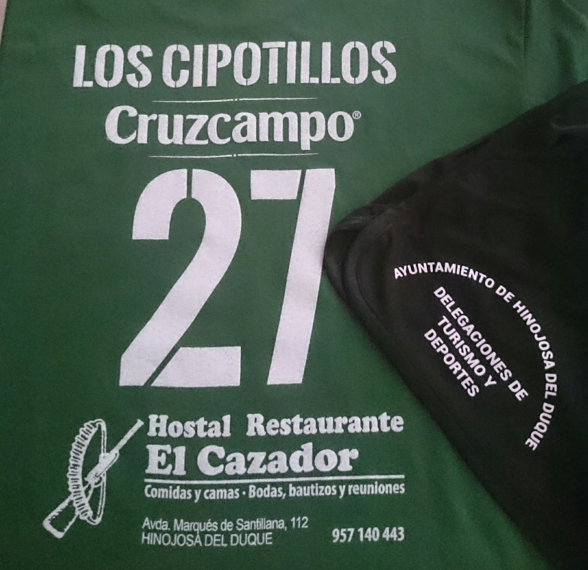 Es momento de agradecer su apoyo a nuestros patrocinadores <a href="/AytoHinojosa/">Ayto Hinojosa</a> y <a href="/hostalelcazador/">El Cazador</a>. Gracias