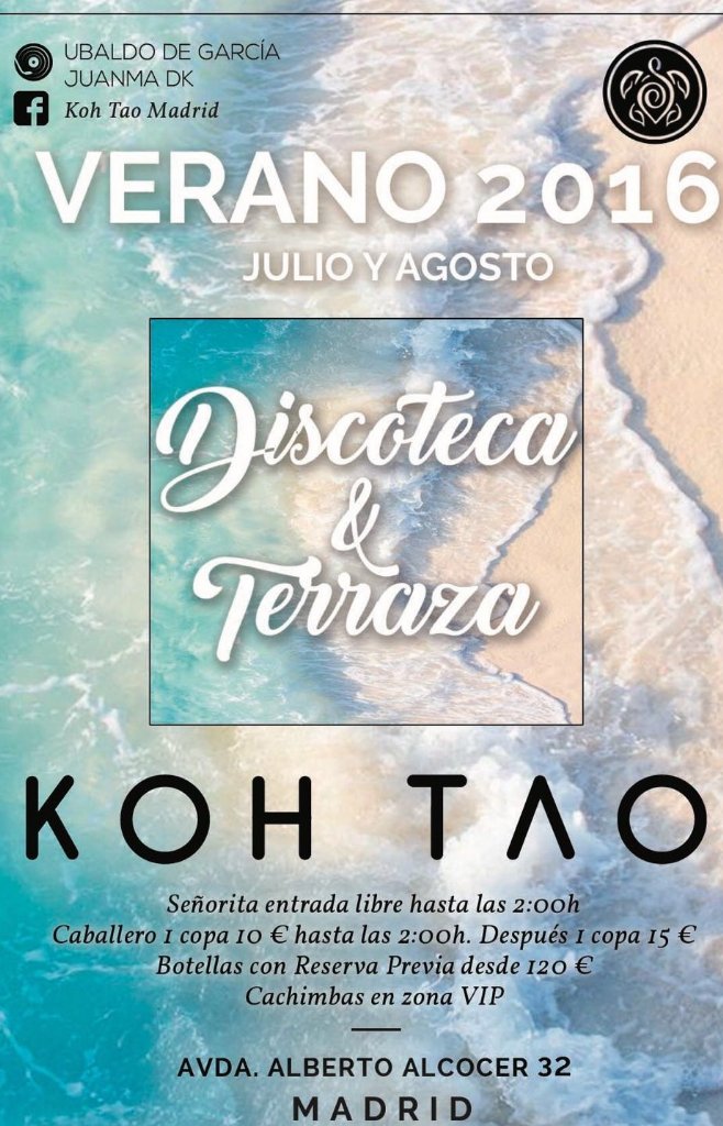 franmesonero's tweet photo. Esta noche os espero en koh tao con la mejor fiesta y el mejor ambiente listas y reservas franmesonero 673630216 https://t.co/t1aohnrcS4