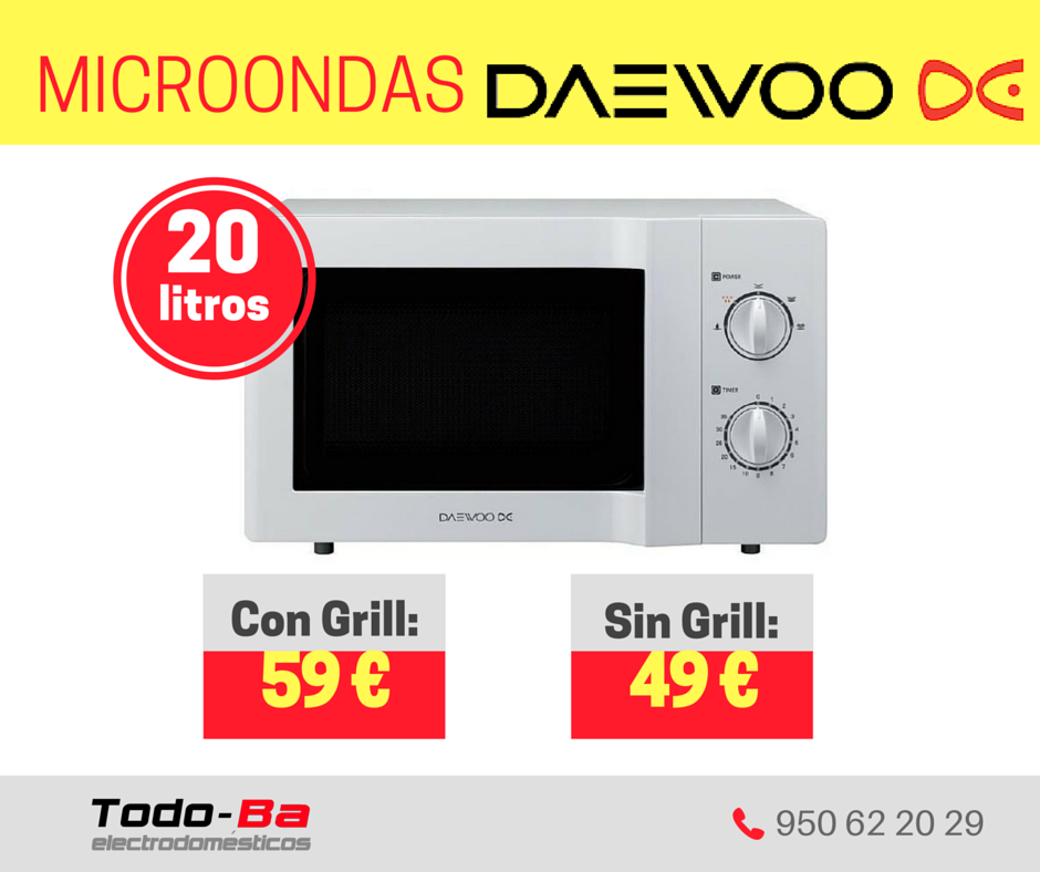 ¡Precios muy veraniegos! #Microondas #TodobaSTORE #Almería