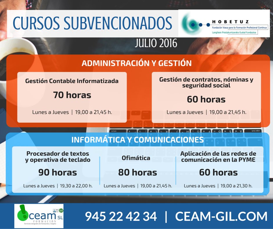 ¡NUEVOS CURSOS SUBVENCIONADOS!

#Formación #Cursos #Vitoria #Hobetuz