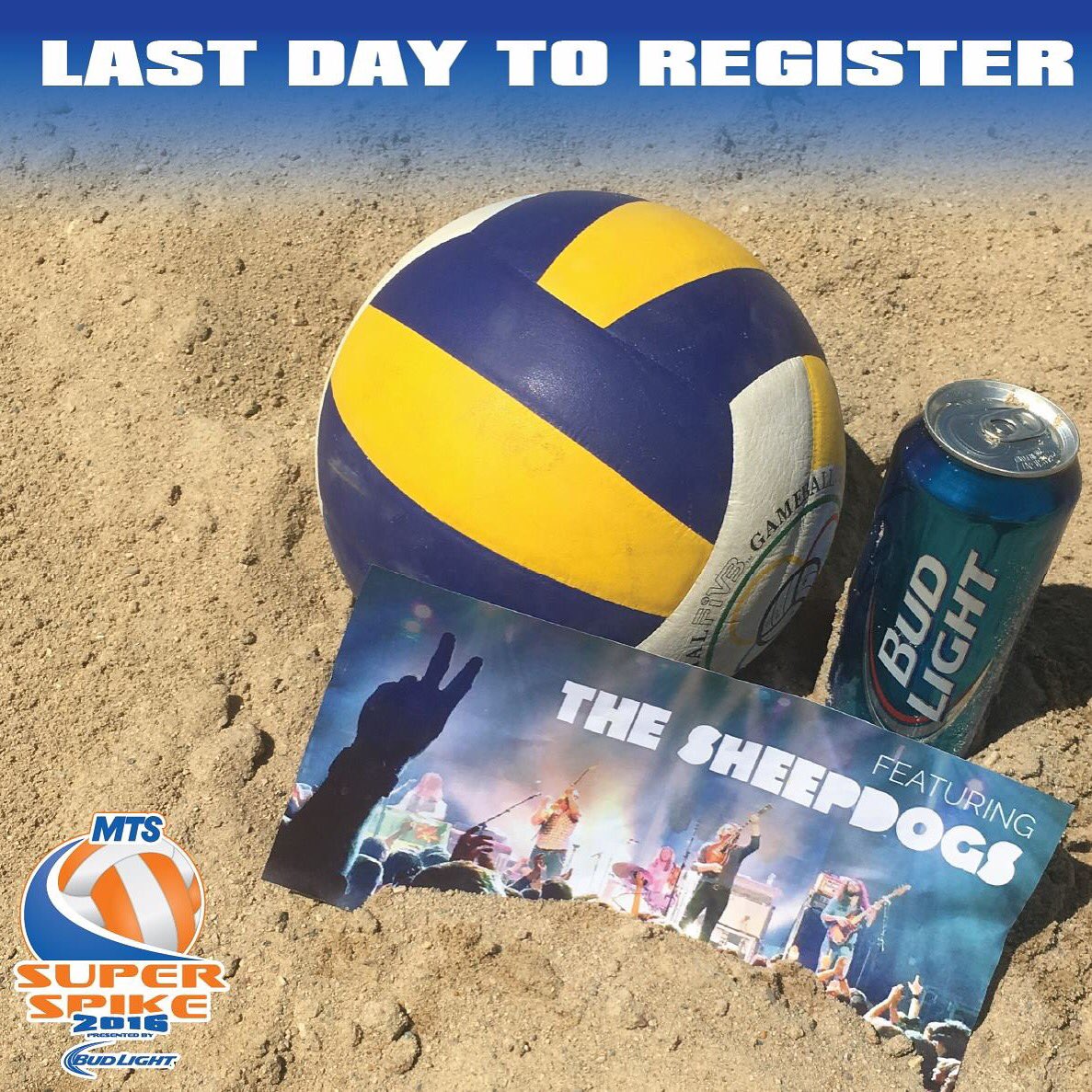 SuperSpike_204's tweet photo. THIS IS IT! Today is your last chance to get your team in for MTS #SuperSpike!  https://t.co/tInekxUx3A https://t.co/d1ed9UaYXJ