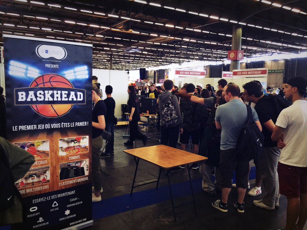 baskhead's tweet photo. We are showcasing #Baskhead @japanexpo for the next 2 days! Come and try it out! https://t.co/dzyrTHbSGd