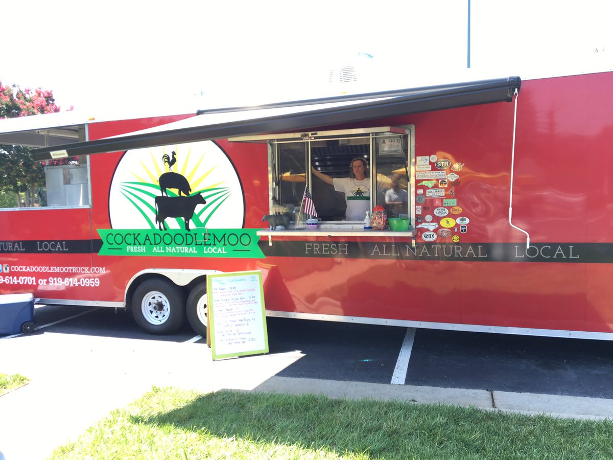 paprause's tweet photo. "The Raven" Brisket Sandwich w/ fries from @CADoodleMoo serving #KeystonePark #RTP 523 Davis Dr https://t.co/ZwetJratJi