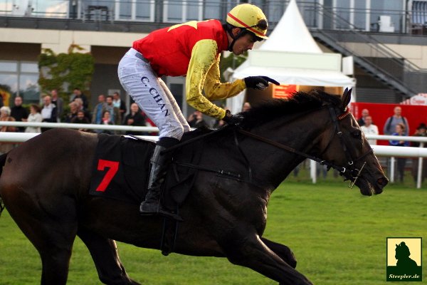 Falconettei siegt hochüberlegen unter Cevin Chan  #seejagdrennen #derbyhh #unbeatable