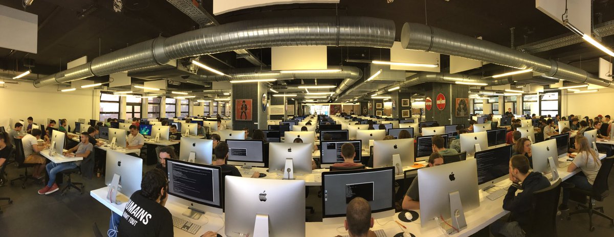 42born2code's tweet photo. Exam #00 piscine de juillet. C'est studieux et aucun retardataire... https://t.co/Pot9ChOKQ0