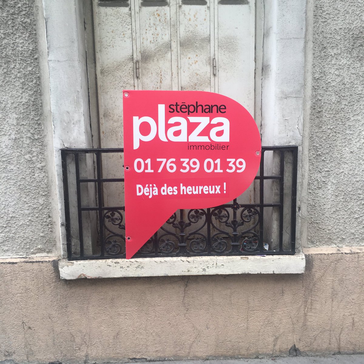 Une nouvelle vente et un panneau dans le 13ème ! #teamplaza #plazaimmobilier