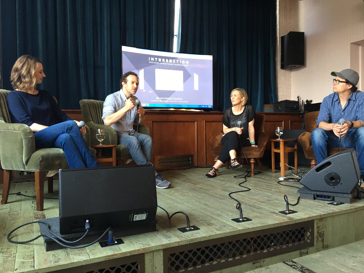 SurfaceMag's tweet photo. The future of workspace talk is underway. @SohoHouse @basecamp #Intersection2016 https://t.co/OydWoVtcY9