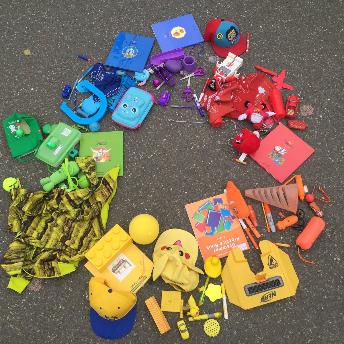 missbethaugust's tweet photo. Our own color wheel! #SummerEnrichment @CVAdultSchool https://t.co/6AakWPa2aP