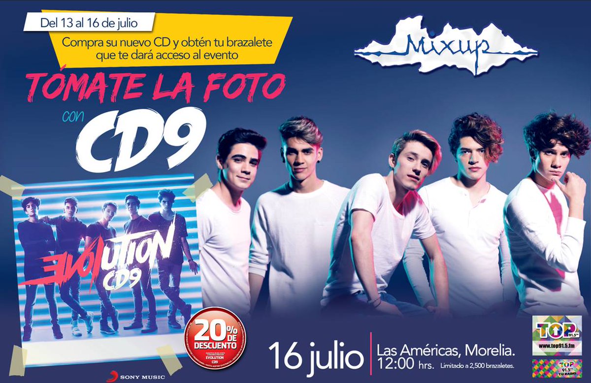 MixupTeam's tweet photo. #Coders de Morelia este 16 de julio podrán tomarse una foto con @CD9.

#CD9enMixup https://t.co/QfKocrimQS