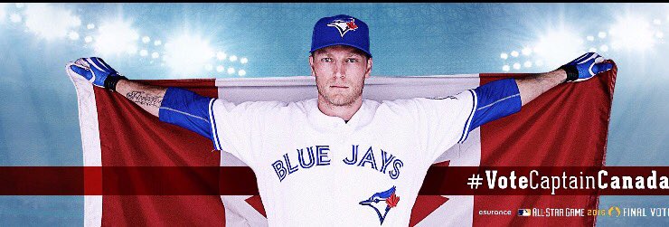 BaseballSask's tweet photo. Don't forget to #VoteCaptainCanada for @BlueJays and 🇨🇦 Michael Saunders to be voted into the @MLB All-Star Game https://t.co/iLjjOds59U