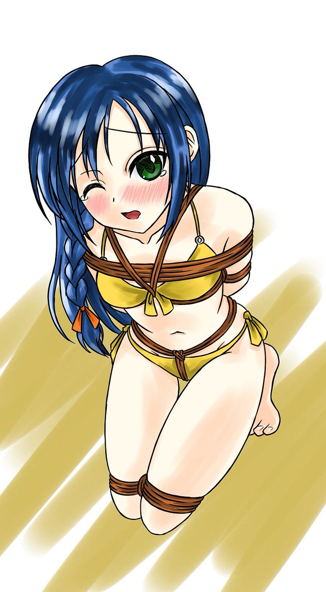 つつお いつぞやの水着緊縛絵 ビキニの日に上げたかったなあ T Co Osloxe0vxt Twitter