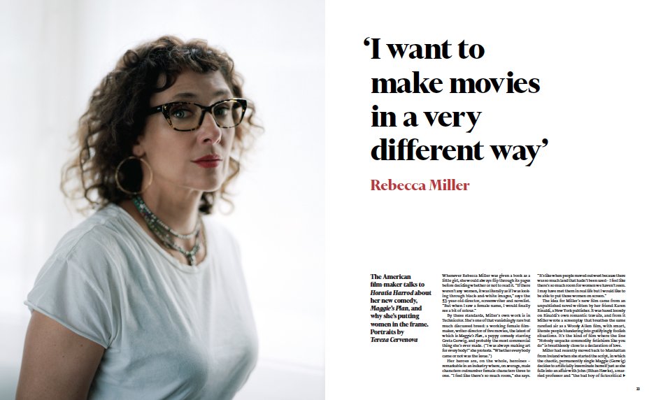 emmalbowkett's tweet photo. American film-maker Rebecca Miller photographed by @terezacervenova @FTMag https://t.co/UbYASteDGE #ftmag https://t.co/NgZaBrofLZ