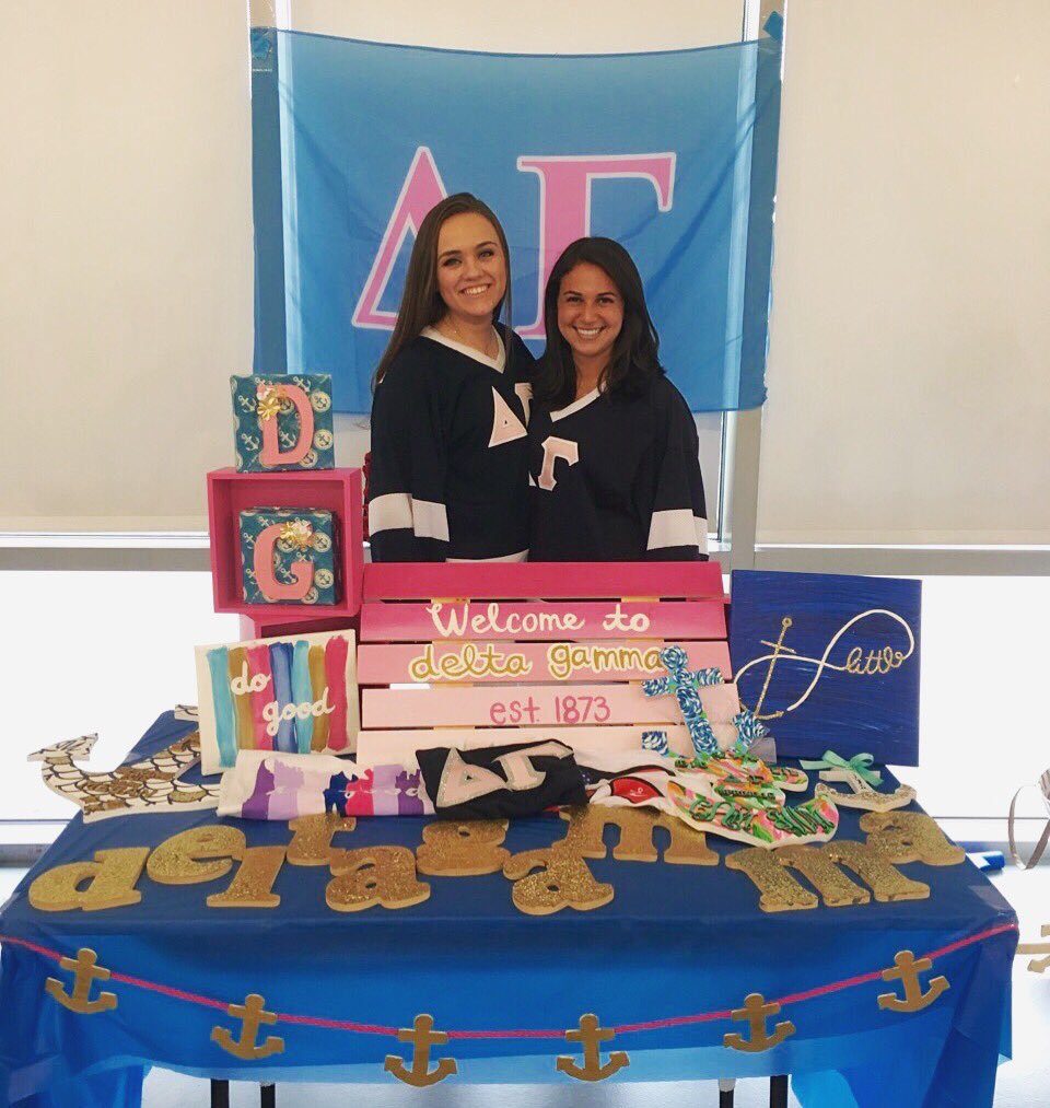 DeltaGamma_AU's tweet image. We had so much fun meeting the incoming freshmen today! โ๏ธ๐๐#gogreek #Adelphi2020