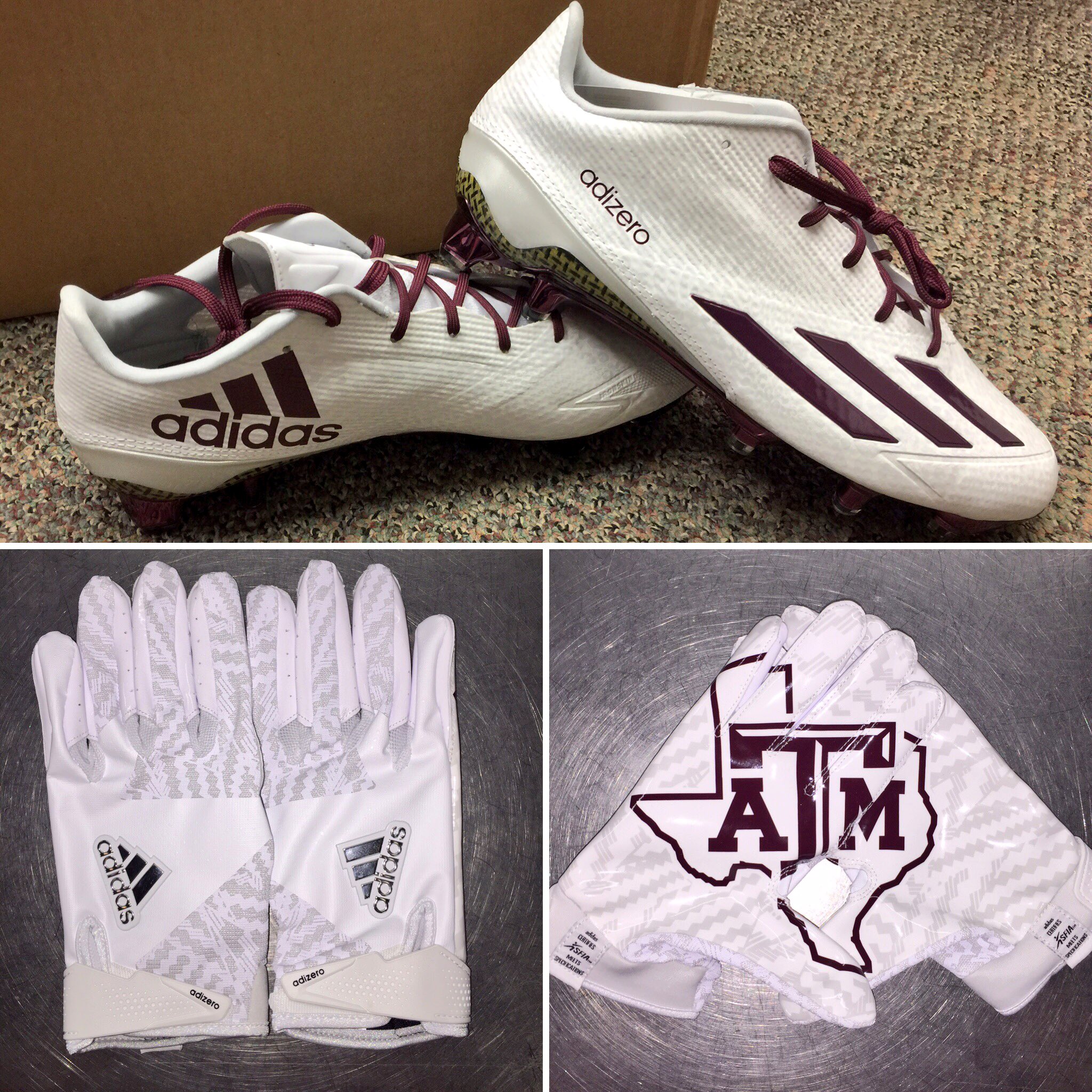 Texas a&m sales football gloves