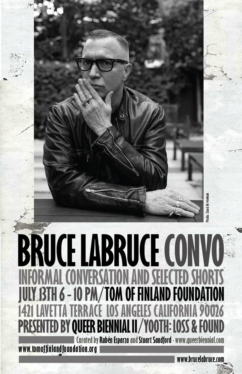 TOM House | Next Wednesday | <a href="/BruceLaBruce/">Bruce LaBruce</a>
<a href="/CultureEDIT/">cultureEDIT</a> @stuartsandford
tinyurl.com/jybvkxy