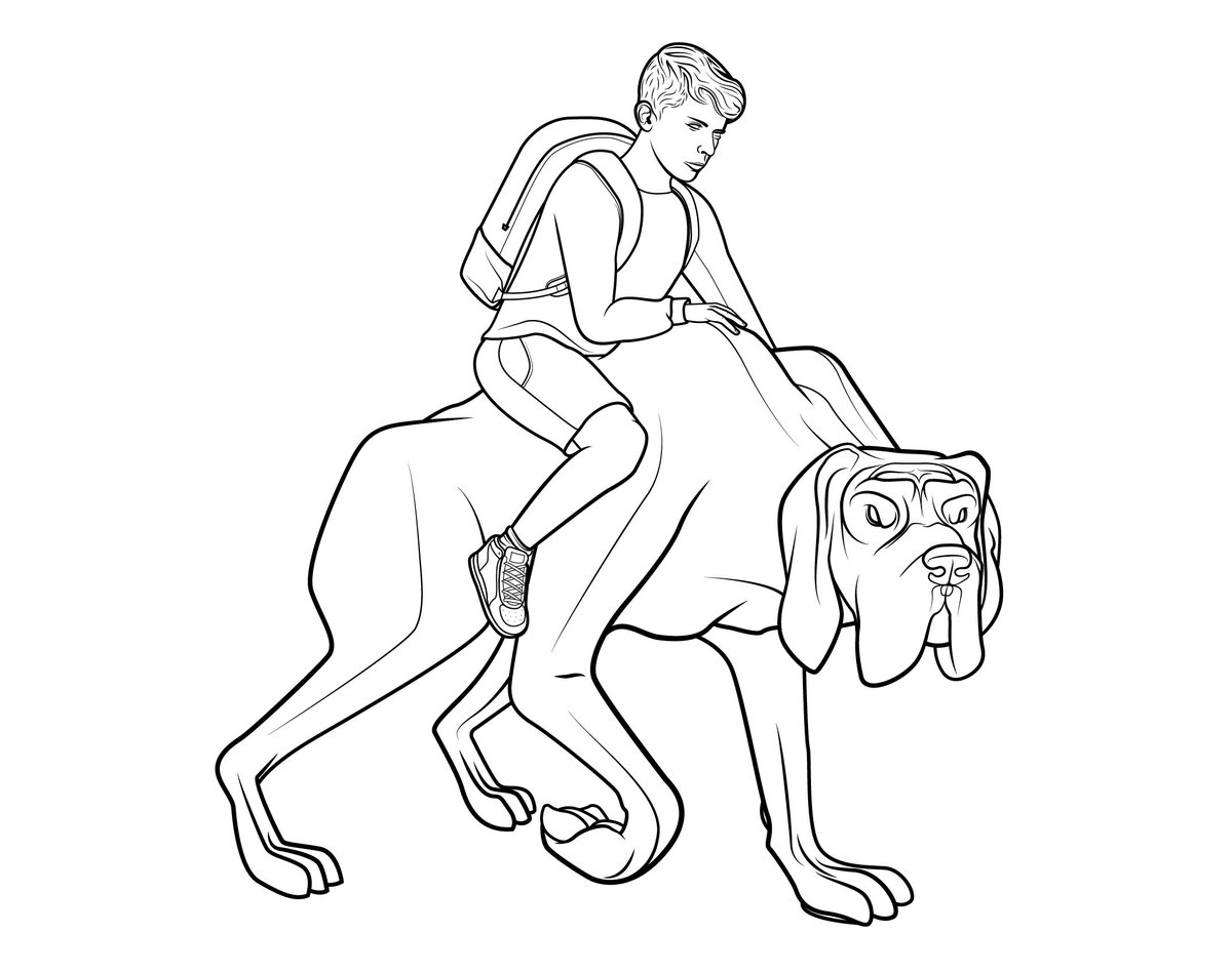 BAM! #linework is done! now i can start shading in peace...