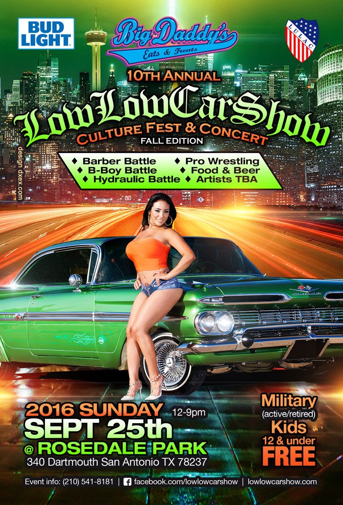 EarlThePearl210's tweet photo. #PreFlyer #LowLowCarShow #FallEdition #StayTuned #MajorArtists #TheGreatestCarShowOnEarth #SanAntonioTx #SOUTHTX https://t.co/6TNCFzFbjO