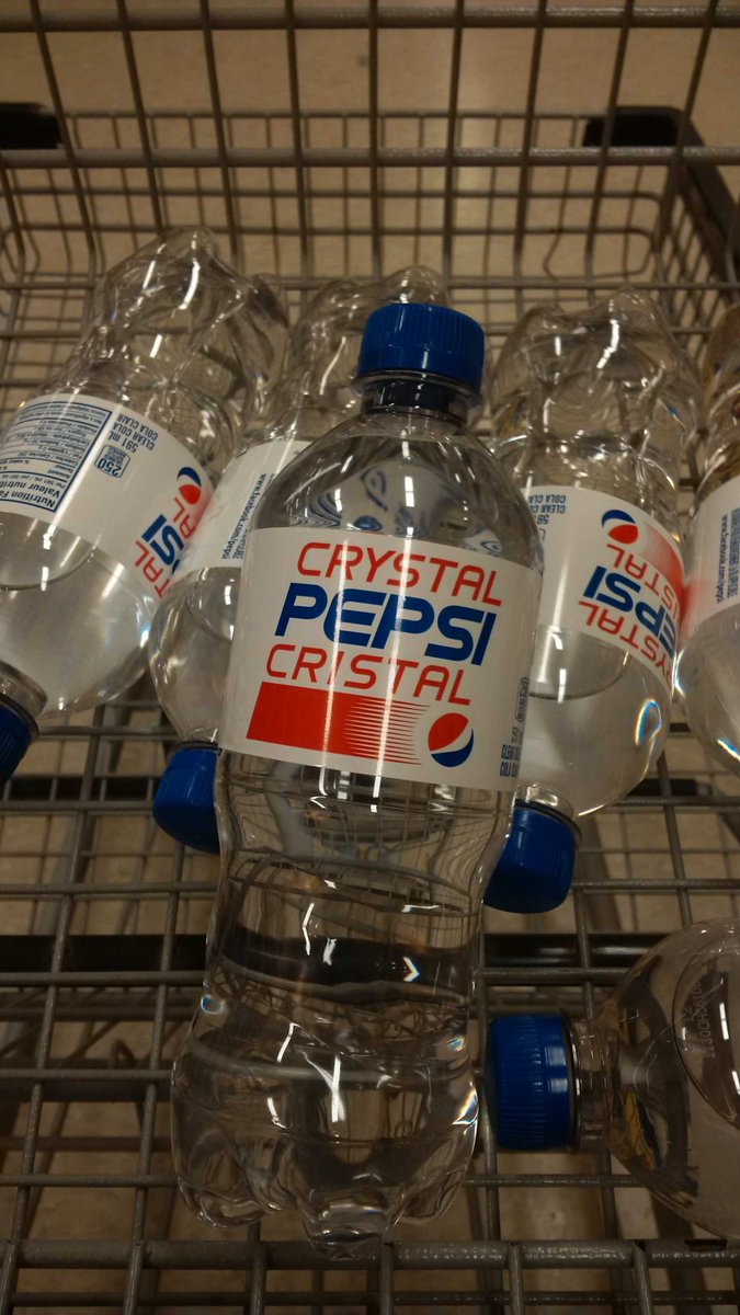 The rumors were TRUE!! #CrystalPepsi
