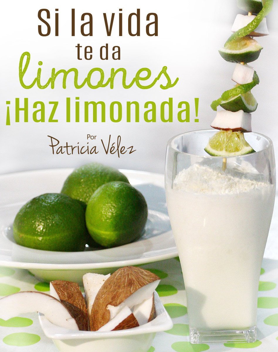 ¡Cuando la vida te dé limones… haz limonada! 
#lavidatedalimones #limonadadecoco #cocinadivertida #trending