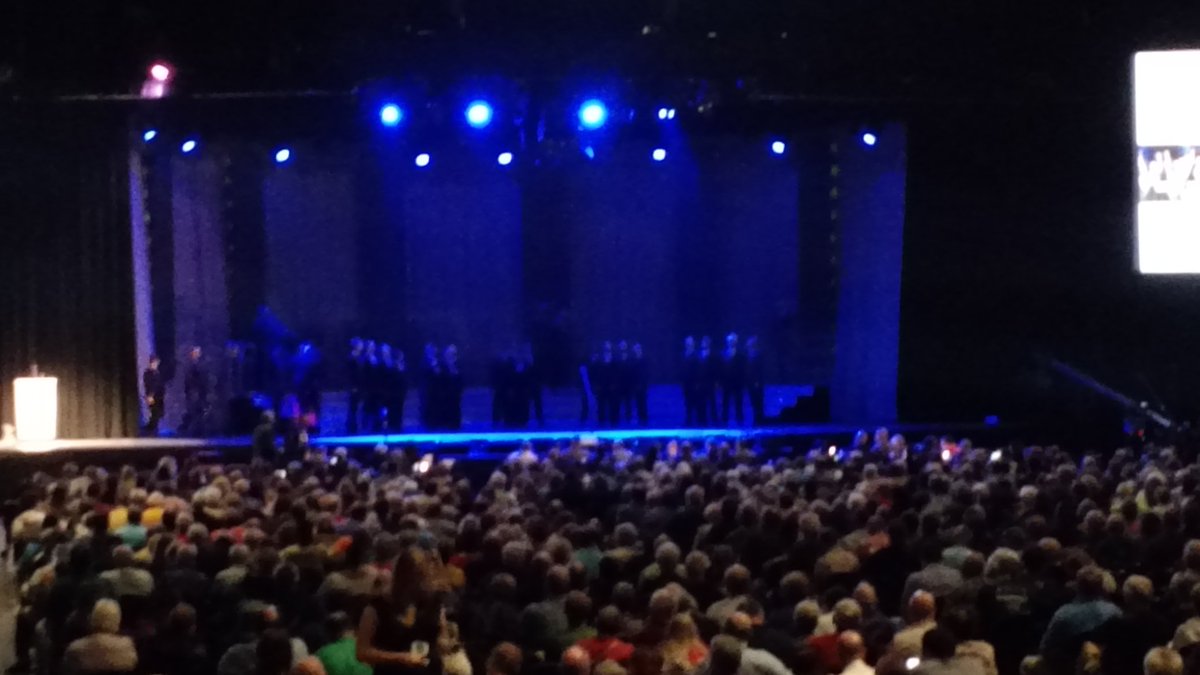 LMSQuartet's tweet photo. Harmonizers taking the stage. Break a leg, bass-man Mike! #BHSNASH #BecauseMike https://t.co/d7oqKLGWOA