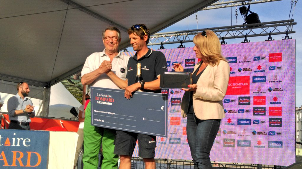 erwantabarly's tweet photo. Erwan 3ème de l'#Étape4 : "Magnifique dernière étape sous le soleil, avec du jeu. Très heureux !" #SolitaireBompard https://t.co/LF4AIH3RcW