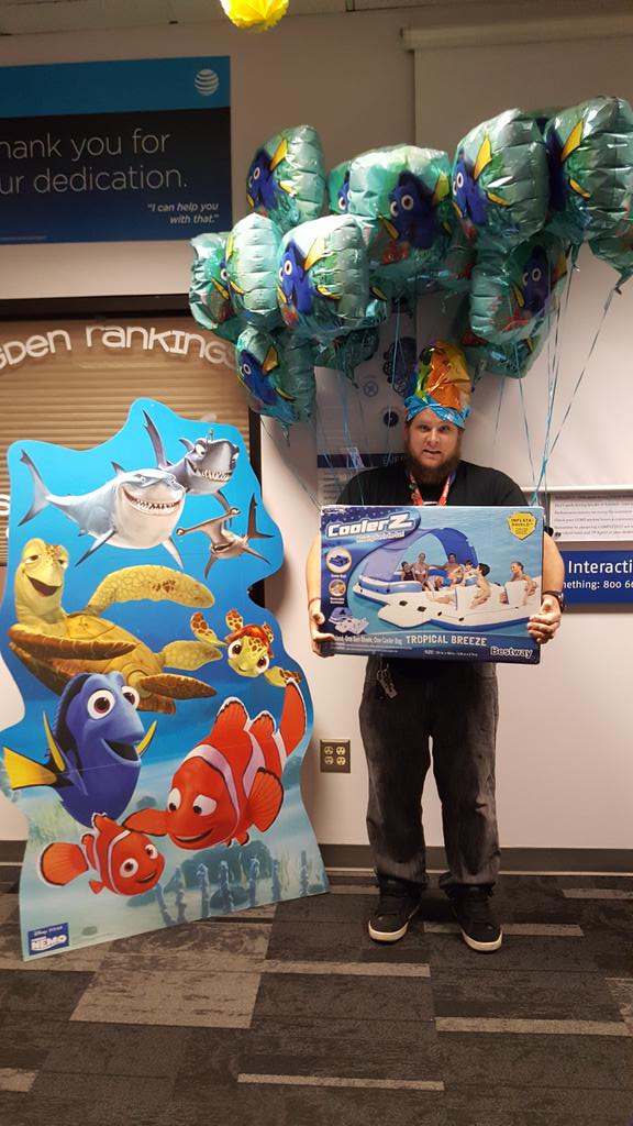 colleen03031006's tweet photo. #FindingDory grand prize giveaway today!! #Ogden #teleperformance https://t.co/sCI6CeKHPT