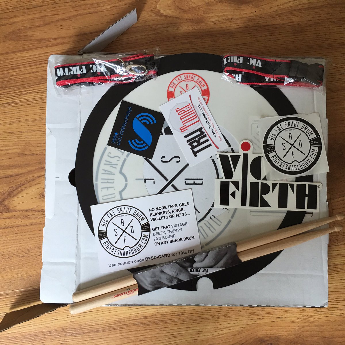 Percussionistic's tweet photo. Already loving my @BigFatSnareDrum 🍩👍🏼 https://t.co/NgTENS9p27