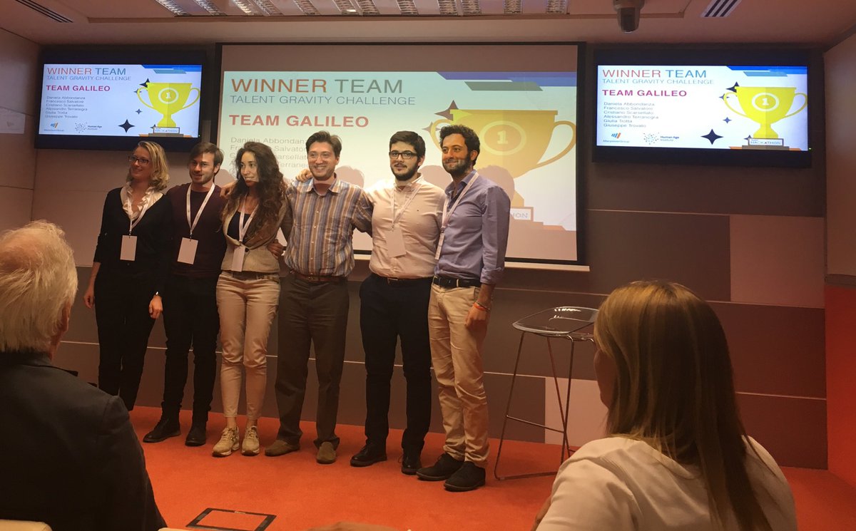 NasoLuca's tweet photo. Complimenti ai concerti vincitori della challenge #TalentGravity #TalentHack @HumanAgeInsIT @timwcap @tree_srl https://t.co/PJdJFeEcuP